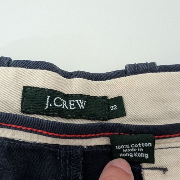 J Crew Embroidered Hula Girl Broken In Shorts Mens Size 32 Blue Cotton Hawaiian - Picture 3 of 11